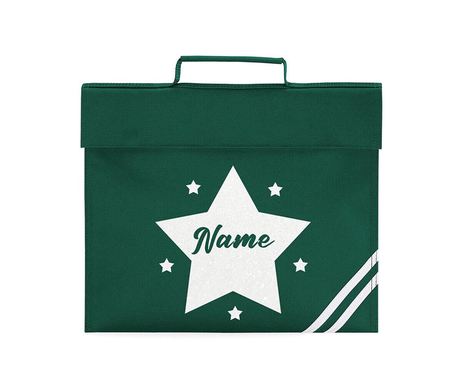 Personalised School Book Bag Childrens Star Any Name Boys Girls PE Kit Gift