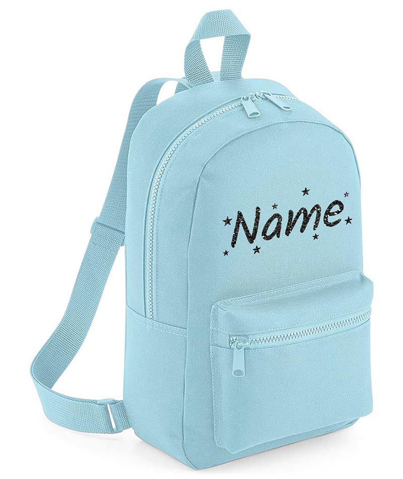 Personalised Girls Backpack Bag Mini School PE Club Nursery Any Name Rucksack