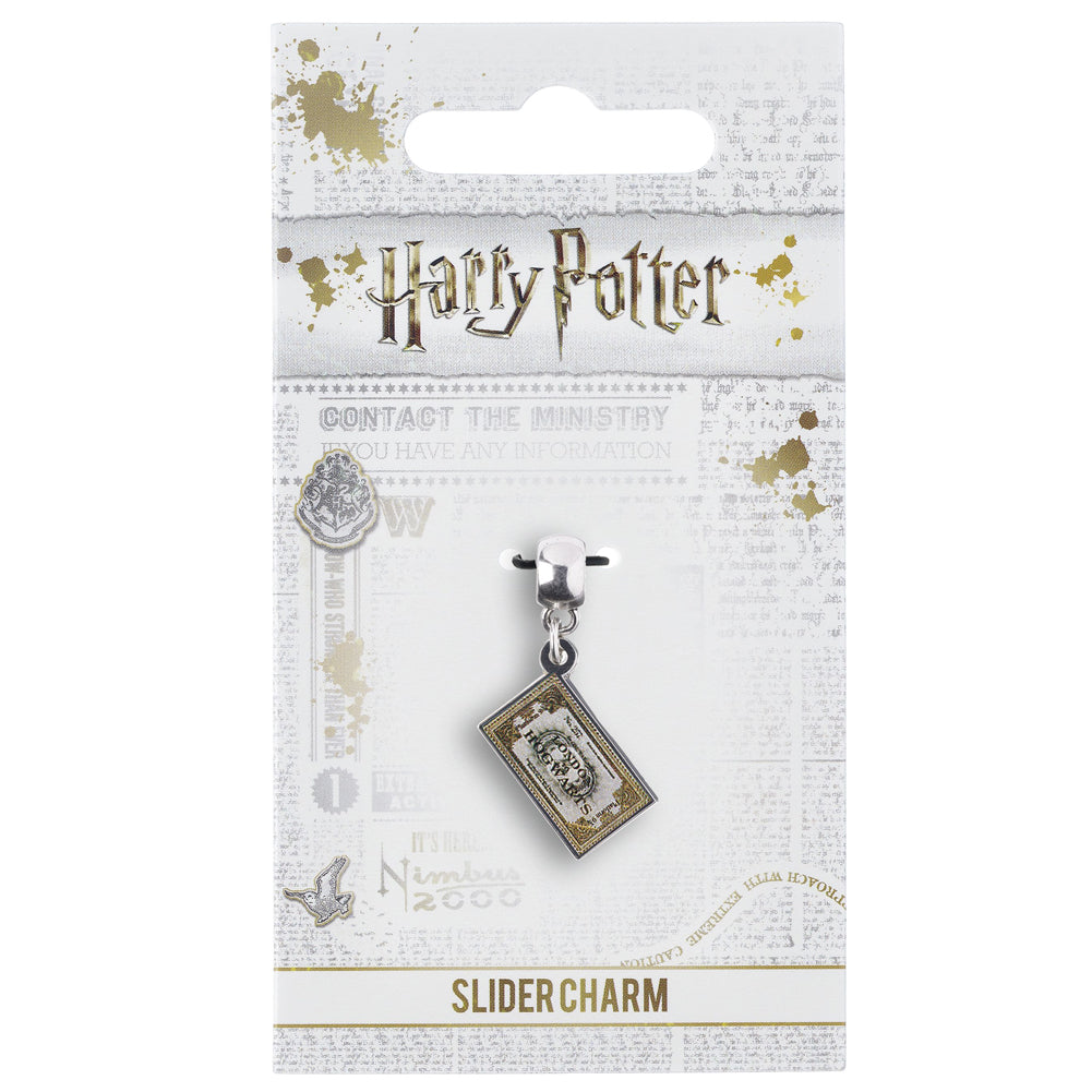 Harry Potter Silver Plated Ticket Charm