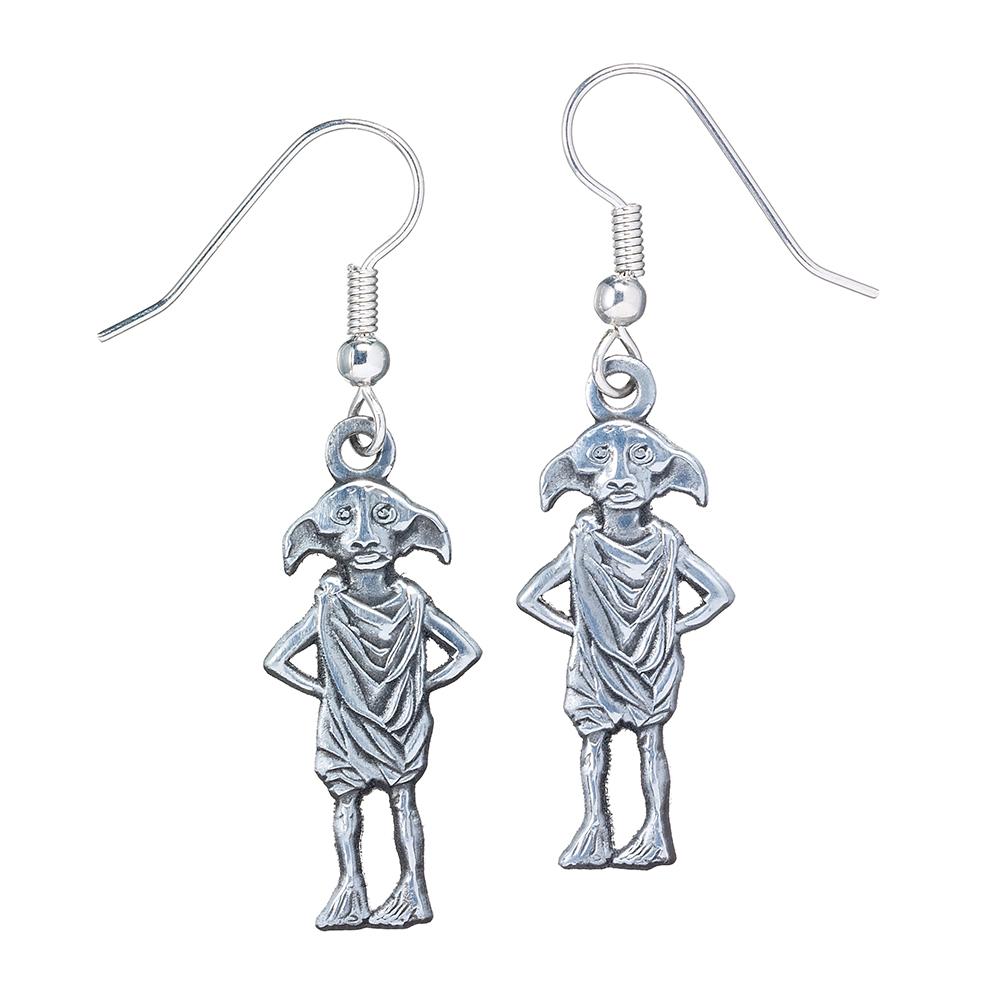 Harry Potter Silver Plated Dobby House Elf Hook Earrings