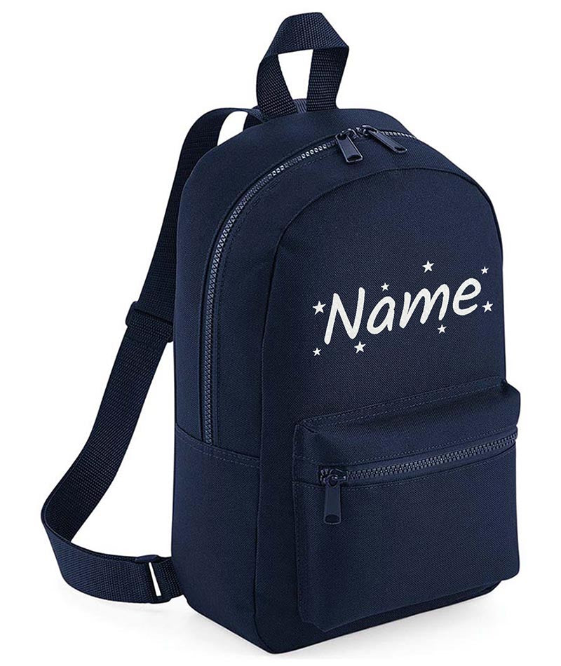 Personalised Girls Backpack Bag Mini School PE Club Nursery Any Name Rucksack