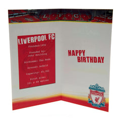 Liverpool FC No. 1 Fan Birthday Card