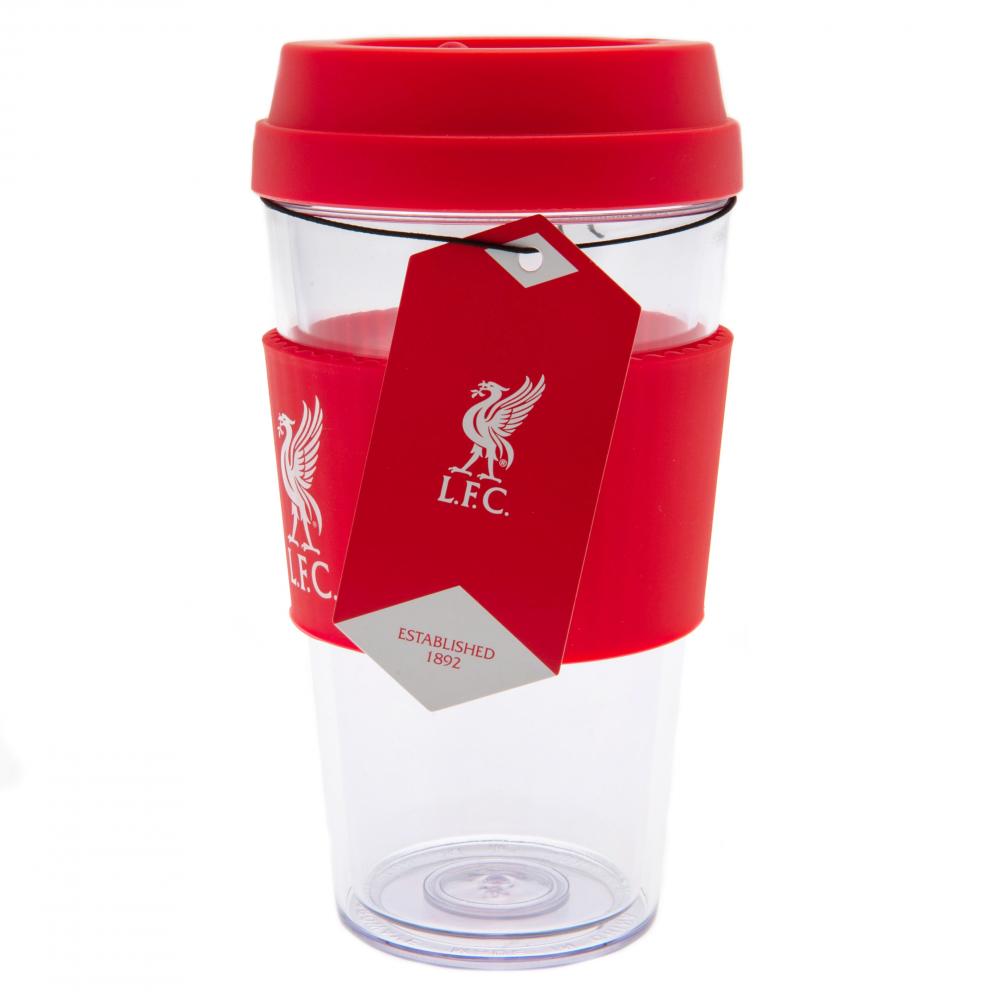Liverpool FC Liverbird Silicone Grip Travel Mug