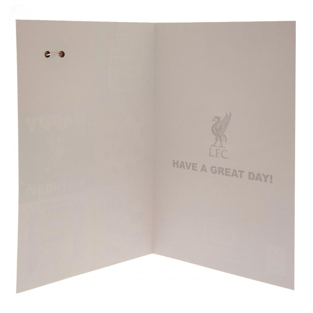 Liverpool FC Son Birthday Card