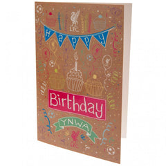 Liverpool FC Girl Birthday Card