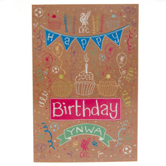 Liverpool FC Girl Birthday Card