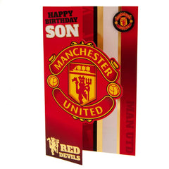 Manchester United FC Son Birthday Card