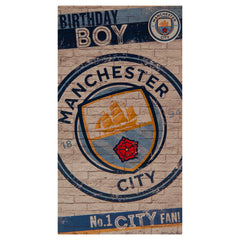 Manchester City FC Boy Birthday Card