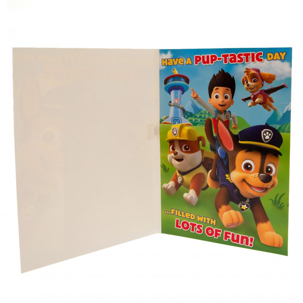 Paw Patrol Birthday Sound Card
