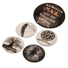 Harry Potter Magic Button Badge Set