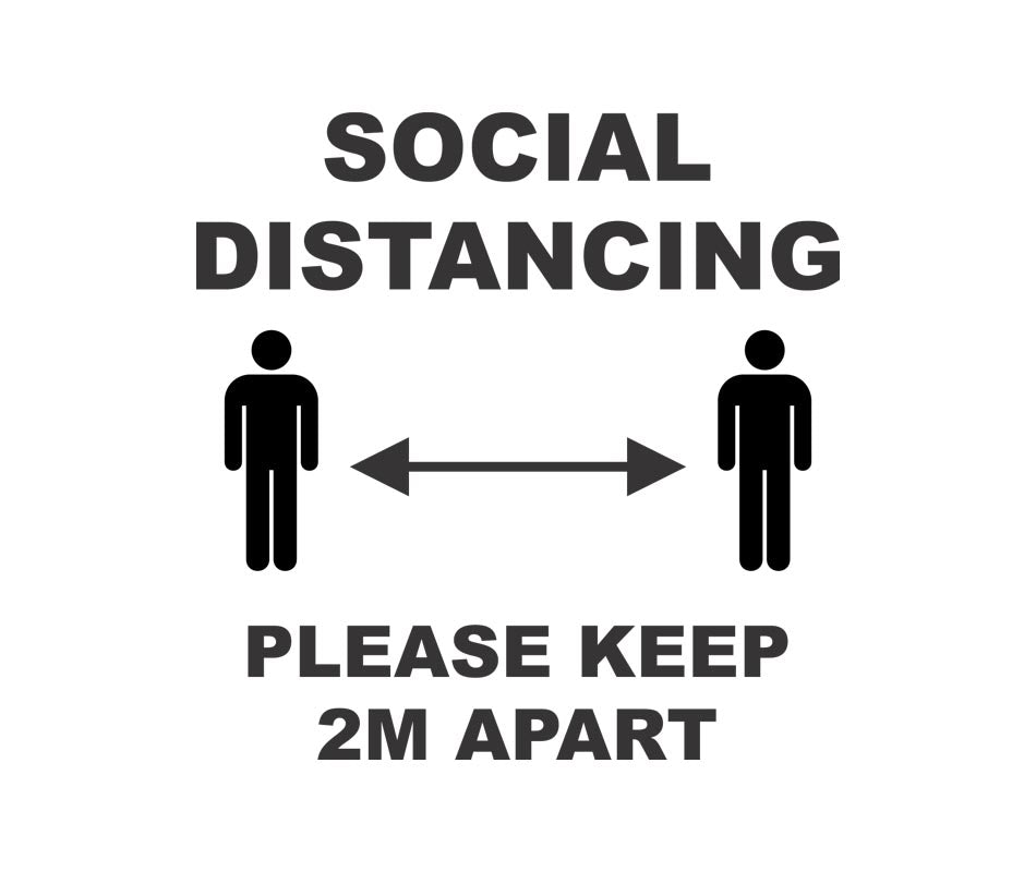 Social Distancing - Stickers