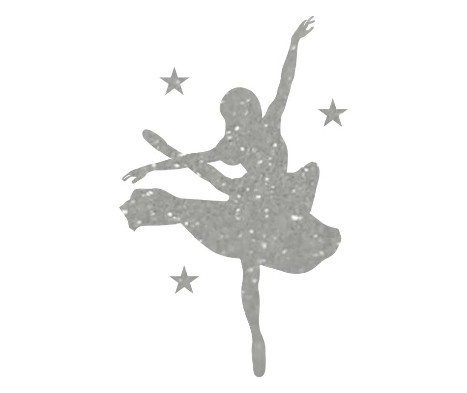 Gymnastics Ballet Dancing Girl Stickers - Personalised With Your Name