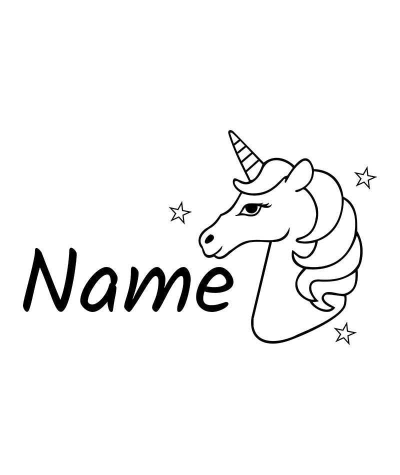 Unicorn Stickers - Personalised With Your Name