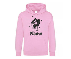 Personalised Dancing Gymnastic Street Dancer Kids Custom Printed Name Hoodie