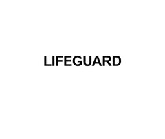 Lifeguard Sticker