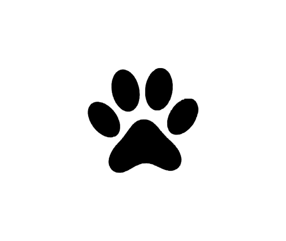 Pet Paw Stickers - Personalised With Your Name