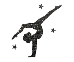 Gymnastics Sticker - Personalised With Your Name