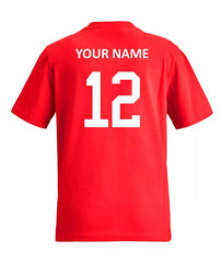 Personalised Wales Custom Football Shirts for Boys and Girls Best Birthday Gift