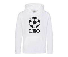 Personalised Football Kids Hoodie Custom Printed Name Unisex Hoodies Jumper