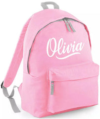 Personalised School Backpack Bags Kids Any Name Text Girls Boys Rucksack PE Kit