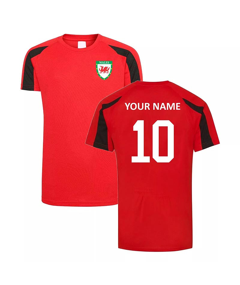 Personalised Wales Custom Football Shirts For Boys And Girls Best Birthday Gift