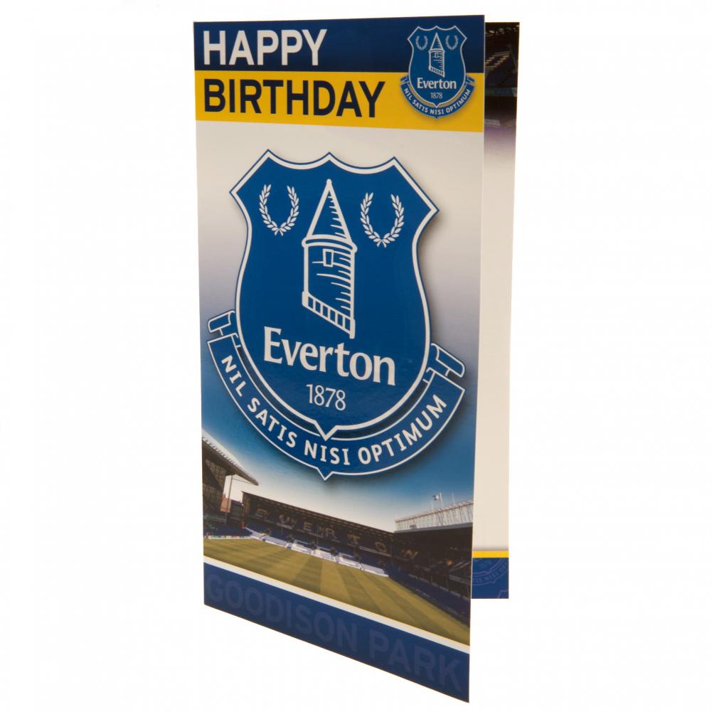 Everton FC Stadium Birthday Card
