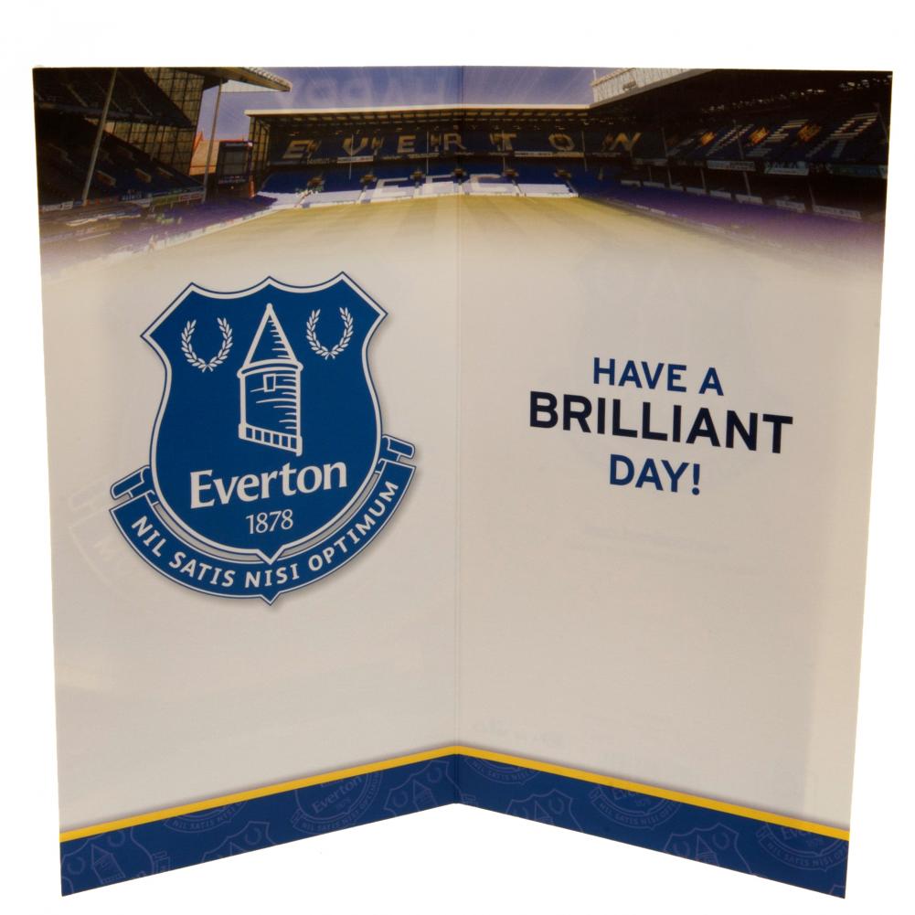 Everton FC Stadium Birthday Card
