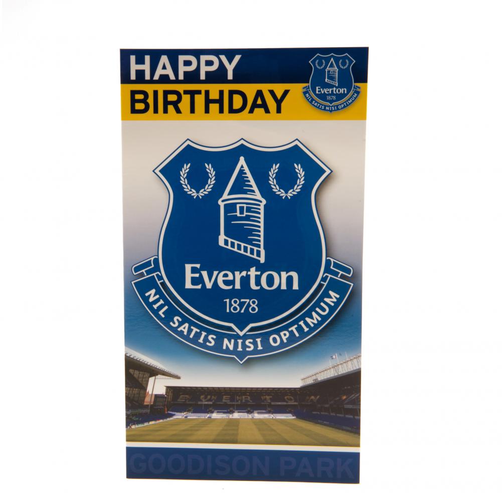 Everton FC Stadium Birthday Card
