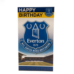 Everton FC Stadium Birthday Card