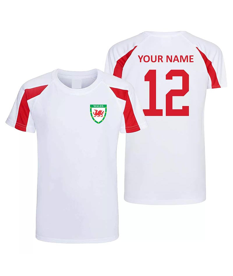 Personalised Wales Custom Football Shirts For Boys And Girls Best Birthday Gift