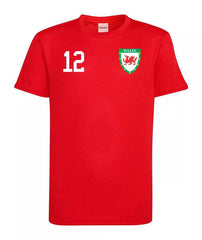 Personalised Wales Custom Football Shirts for Boys and Girls Best Birthday Gift