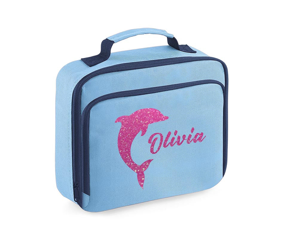 Dolphin Lunch Bag Personalised Back To School Dolphin Gifts Boys Girls