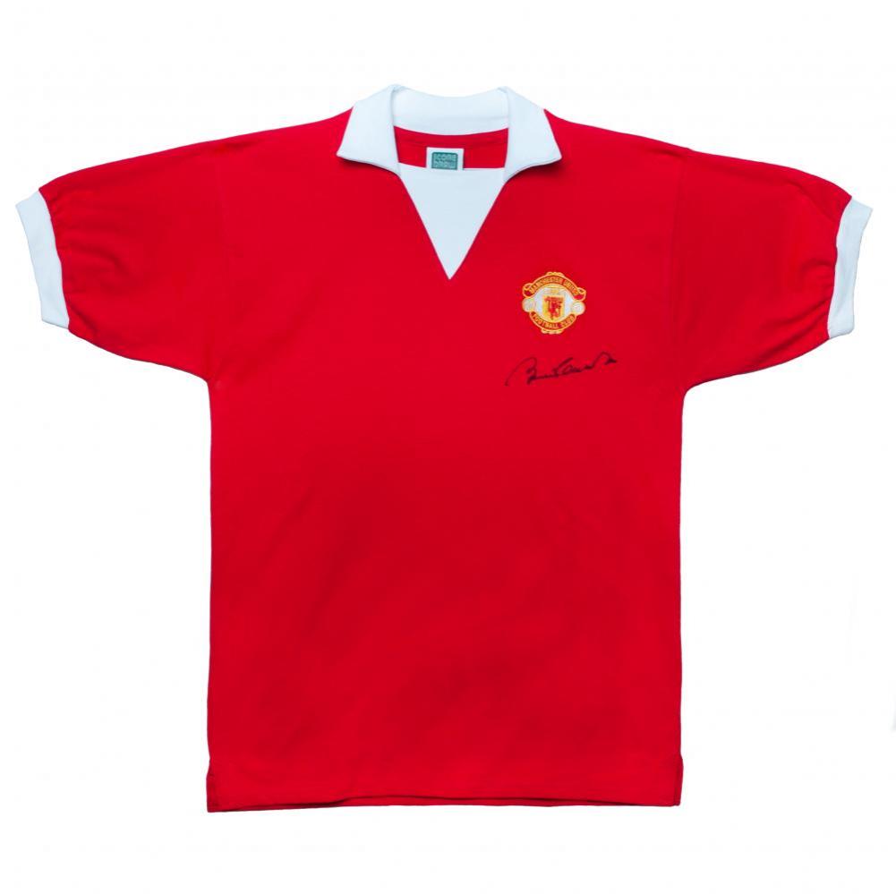 Manchester United FC Sir Bobby Charlton Signed Shirt