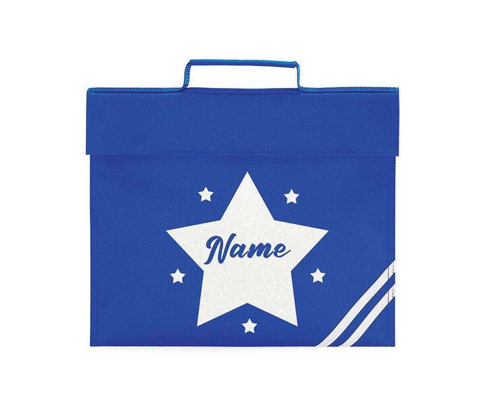 Personalised School Book Bag Childrens Star Any Name Boys Girls PE Kit Gift