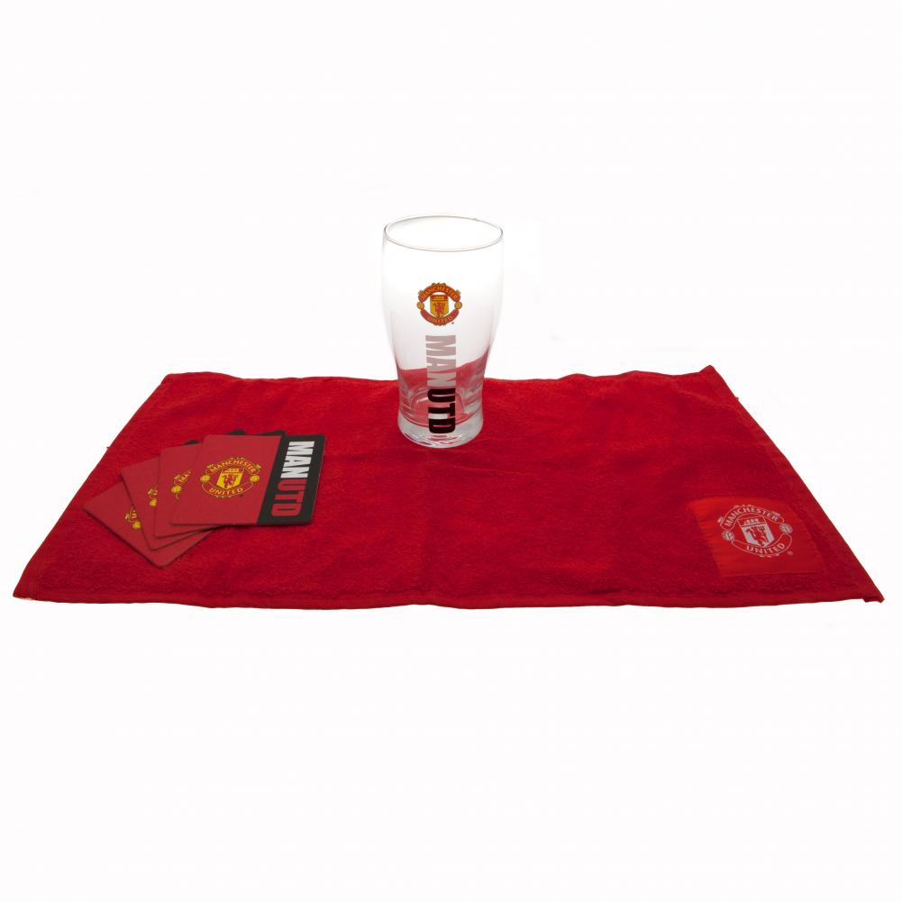 Manchester United FC Wordmark Mini Bar Set