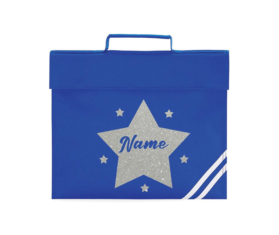 Personalised School Book Bag Childrens Star Any Name Boys Girls PE Kit Gift