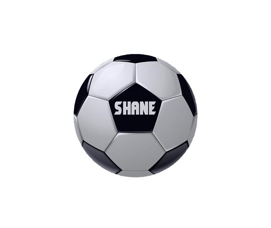 Football Stickers - Personalised With Your Name