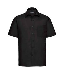 Russell Collection Short Sleeve Easy Care Poplin Shirt