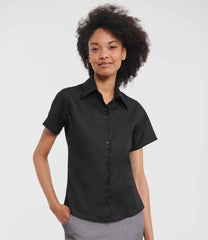 Russell Collection Ladies Short Sleeve Ultimate NonIron Shirt