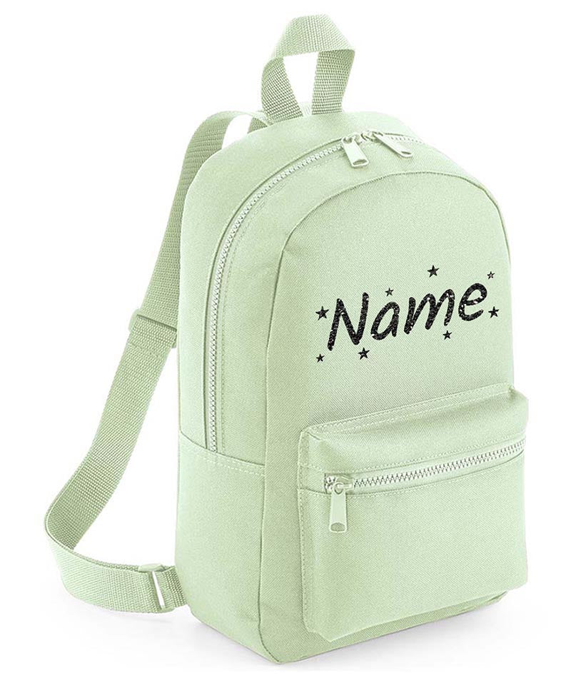 Personalised Girls Backpack Bag Mini School PE Club Nursery Any Name Rucksack