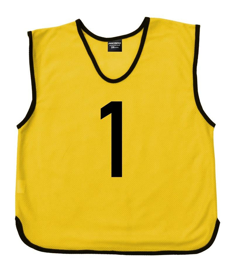 Personalised Custom Front and Back Numbered Football Training Bibs