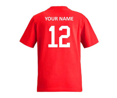 Personalised Wales Style Football Kits Custom Shirts Shorts Socks and Kit Bags