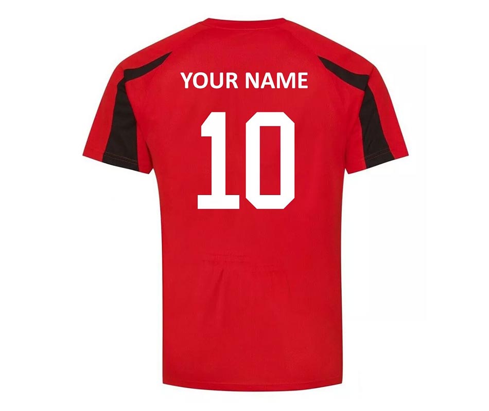 Personalised Wales Style Football Shirts Custom Football Kits for Boys and Girls