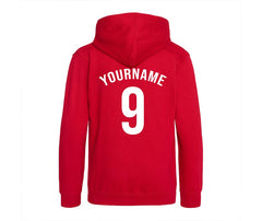 Personalised Wales Style Football Kids Hoodie Kits Customised Printed Name