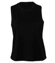 Bella Ladies Racer Back Cropped Tank Top