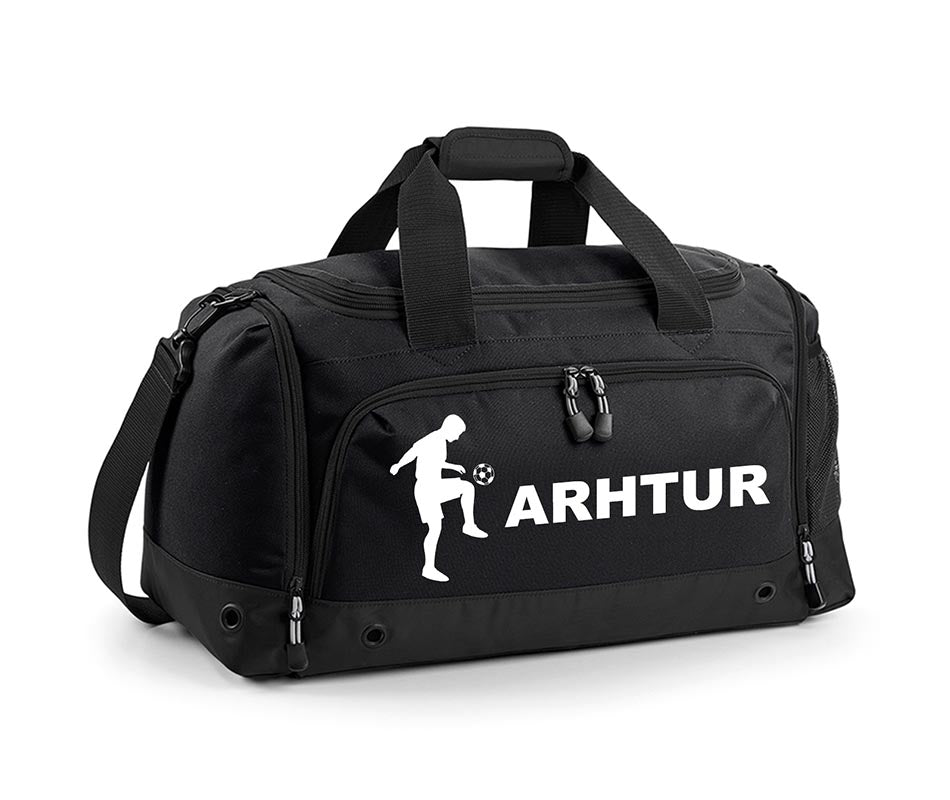 Personalised Football Holdall With Your Name Or Club Kids Boys Men Kit Bag