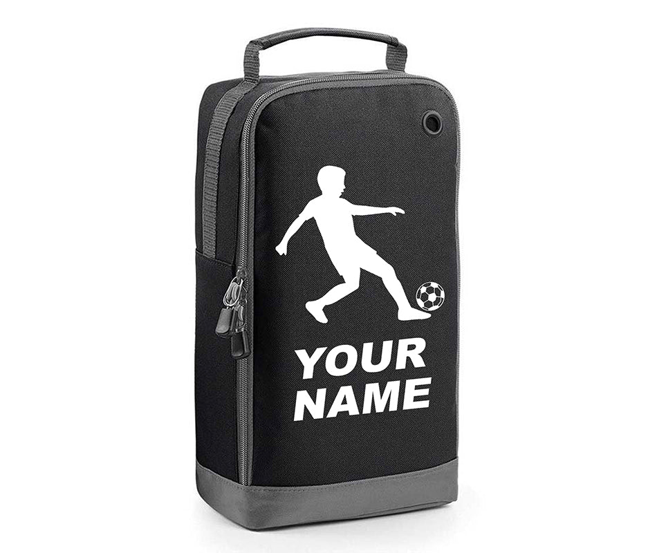 Personalised Any Name Children Football Player Boot Bag Boys Rugby Kids Sports PE Kit Bag