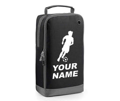 Personalised Any Name Children Football Player Boot Bag Boys Rugby Kids Sports PE Kit Bag