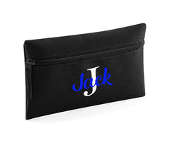 Personalised Pencil Case with Initial Name School Equipment Pens Bag Case