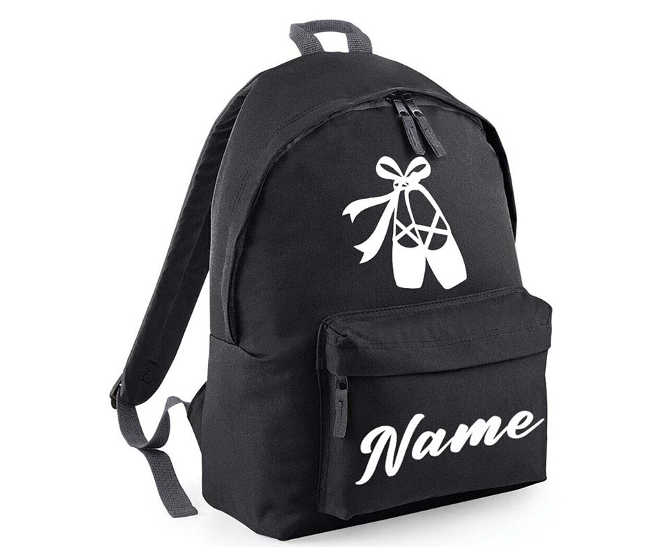 Personalised Gymnastics School Backpack Kids Any Name Text Girls Casual Travel